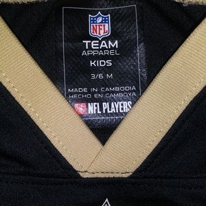 Infant New Orleans Saints Drew Brees Nike Black Pl